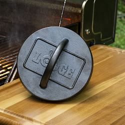 Lodge Seasoned Cast Iron Burger Press, 6.25"