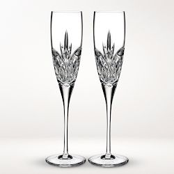 OPEN BOX: Waterford Love Forever Champagne Flutes, Set Of 2