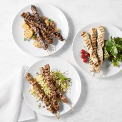 Assorted Mediterranean Marinated Meat Skewers, Set of 12
