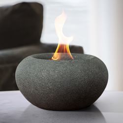 TerraFlame Stone Tabletop Fire Bowl (11")