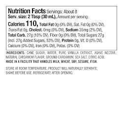 Williams Sonoma Coffee Syrup, Vanilla Cardamom
