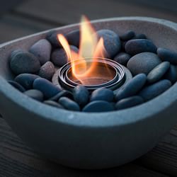 TerraFlame Wave Tabletop Fire Bowl (11")