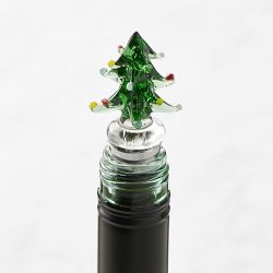 Williams Sonoma Novelty Wine Stopper, Glass Tree