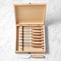 Williams Sonoma Steakhouse Steak Knives, Olivewood, Set of 8