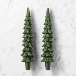 Figural Tree Taper Candle Set