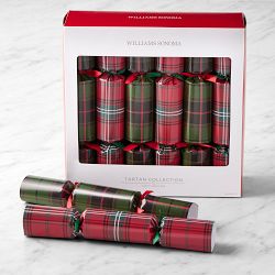Red Tartan Crackers, Set of 12