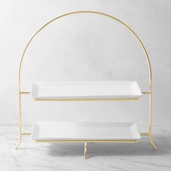 Buffet 2-Tiered Platter Stand