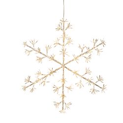 32" Lit Winter Flurry Snowflake Plug
