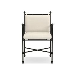 OPEN BOX: Calistoga Dining Armchair Cushion, Sunbrella Performance Canvas, Natural