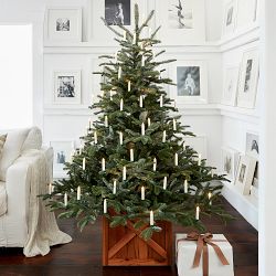 Color Changing LED Christmas Tree Candles, Set of 20, Ivory
