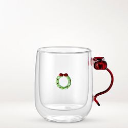 Wreath Doublewall Mugs, Set of 2
