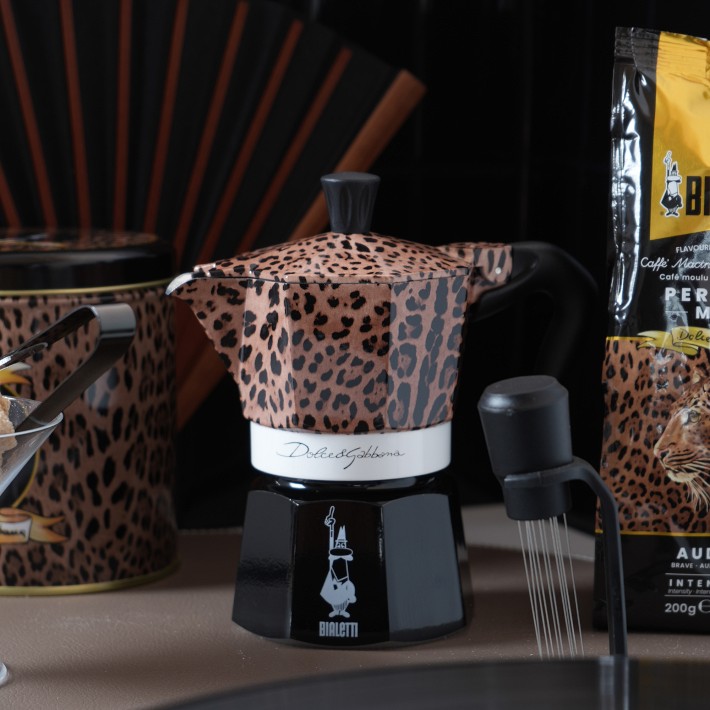 Bialetti Moka Dolce & Gabbana Stovetop Espresso Maker - Leopardo