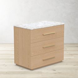 Angelo 3-Drawer Power Nightstand (34")