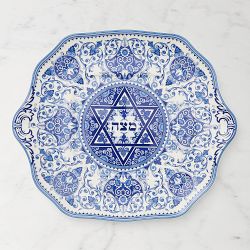 Spode Blue Matzoh Plate