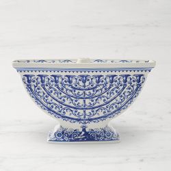 Spode Blue Menorah