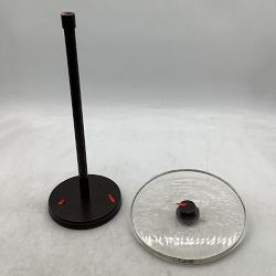 OPEN BOX: Ellis Accent Table, Cast Glass, Bronze