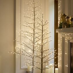 Champagne Glitter LED Faux Tree