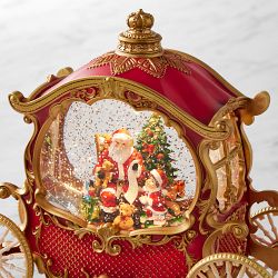 Mark Roberts Musical Carriage Santa Decor