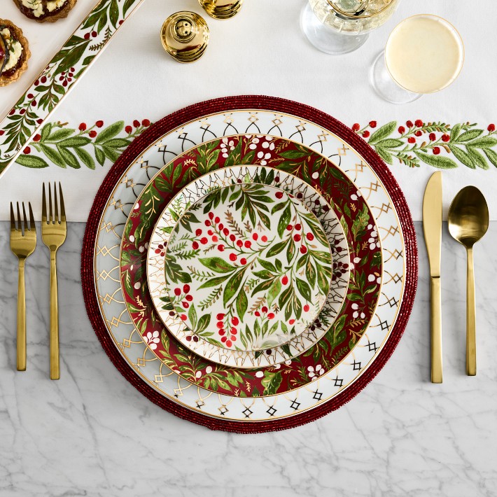 Noel Appetizer Plates, Set of 4 | Williams Sonoma