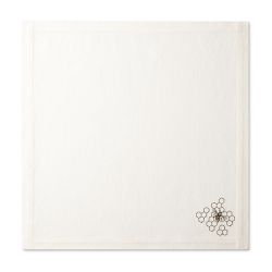 Bee Embroidered Napkins, Set of 4