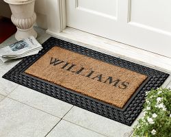 Low Profile Double Border Doormats