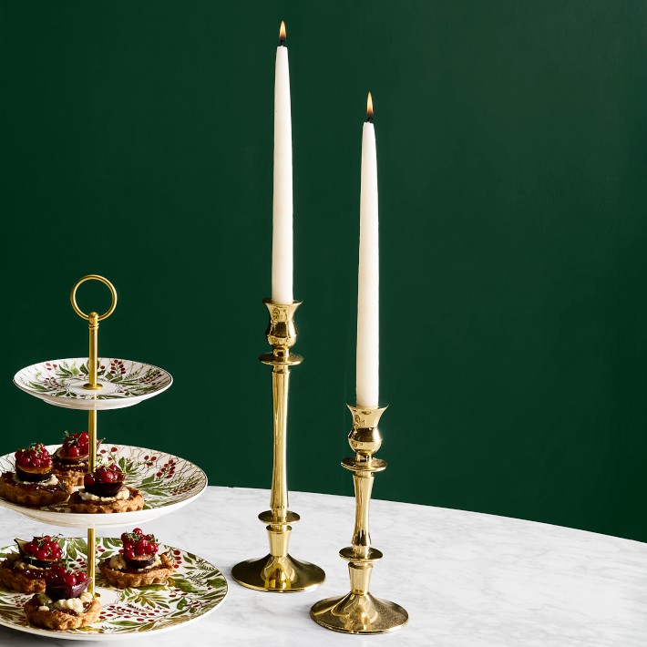 Noel 3-Tiered Stand, Porcelain & Gold | Williams Sonoma