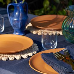 Year and Day Outdoor Dinner Plates, Set of 4