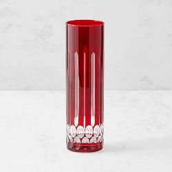 Wilshire Jewel Cut Glass Vase