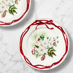 Holiday Ribbons Salad Plates