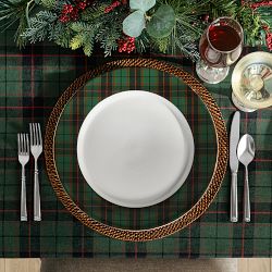 Green Tartan Chargers, Each