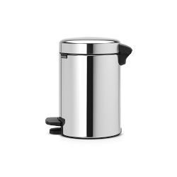 Brabantia NewIcon Step On Trash Can, 0.8 Gallon