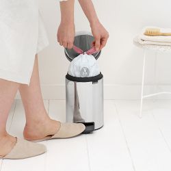 Brabantia NewIcon Step On Trash Can, 0.8 Gallon