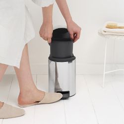 Brabantia NewIcon Step On Trash Can, 0.8 Gallon