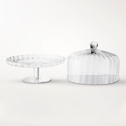 Williams Sonoma Reserve Optic Cake Plate with Dome