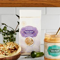 The Chutney Life x Williams Sonoma Garlic Naan Starter