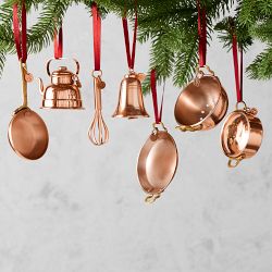 Williams Sonoma Copper Kitchen Ornaments