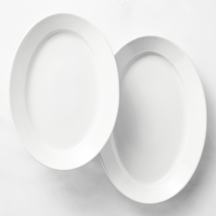 Apilco Oval Porcelain Serving Platter | Williams Sonoma