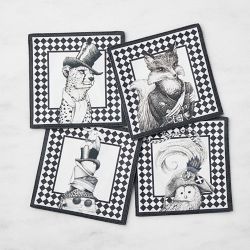 Rory Dobner x Williams Sonoma Ink House Coasters, Set of 4
