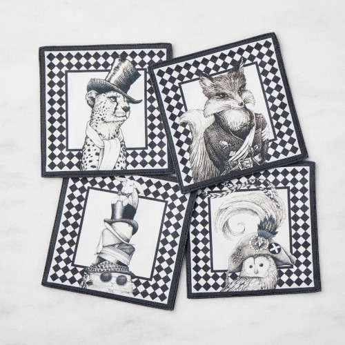 Rory Dobner x Williams Sonoma Ink House Coasters, Set of 4