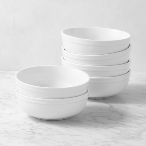 Williams Sonoma Pantry Cereal Bowls, Set of 6, White