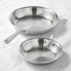 Made In Stainless-Steel Fry Pan Set, 8" & 10"
