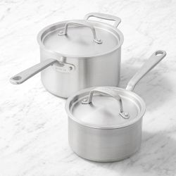 Made In Stainless-Steel Saucepan Set, 2-Qt & 4-Qt
