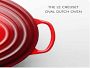 Video 3 for Le Creuset Signature Enameled Cast Iron Oval Dutch Oven