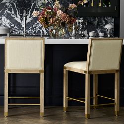 Christopher Peacock x Williams Sonoma Home Greenwich Counter Stool
