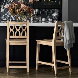 Christopher Peacock x Williams Sonoma Home Wellesley Counter Stool