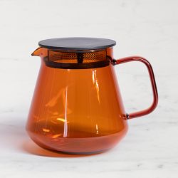 Hario Colors Glass Coffee & Tea Server, Amber, 600mL