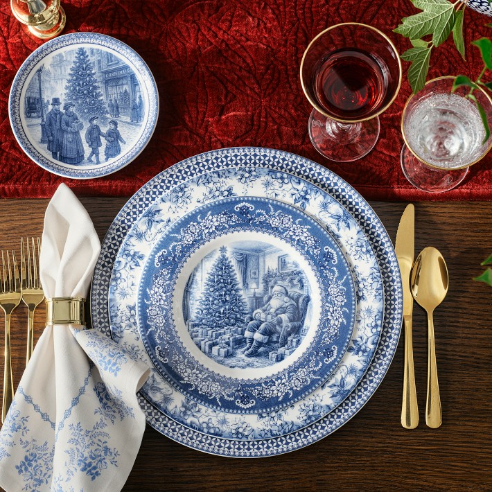 Spode x Williams Sonoma English Floral Holiday Dinnerware