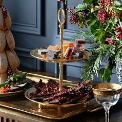 Gold Serving Trays + Platters