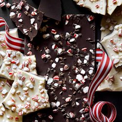 Williams Sonoma Dark Chocolate Peppermint Bark