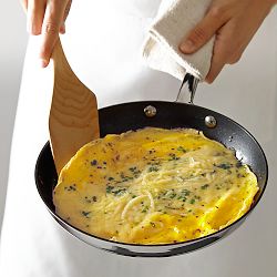 Williams Sonoma Signature Thermo-Clad™ Stainless-Steel Nonstick Omelette Fry Pan, 9"